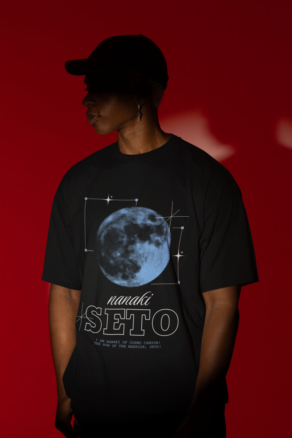 Final Fantasy 7 Red XIII - Seto Moon Oversized T-Shirt