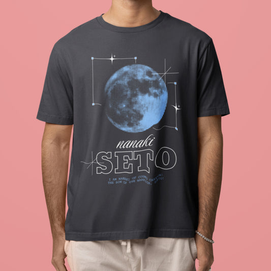 Final Fantasy 7 Red XIII - Seto Moon Oversized T-Shirt