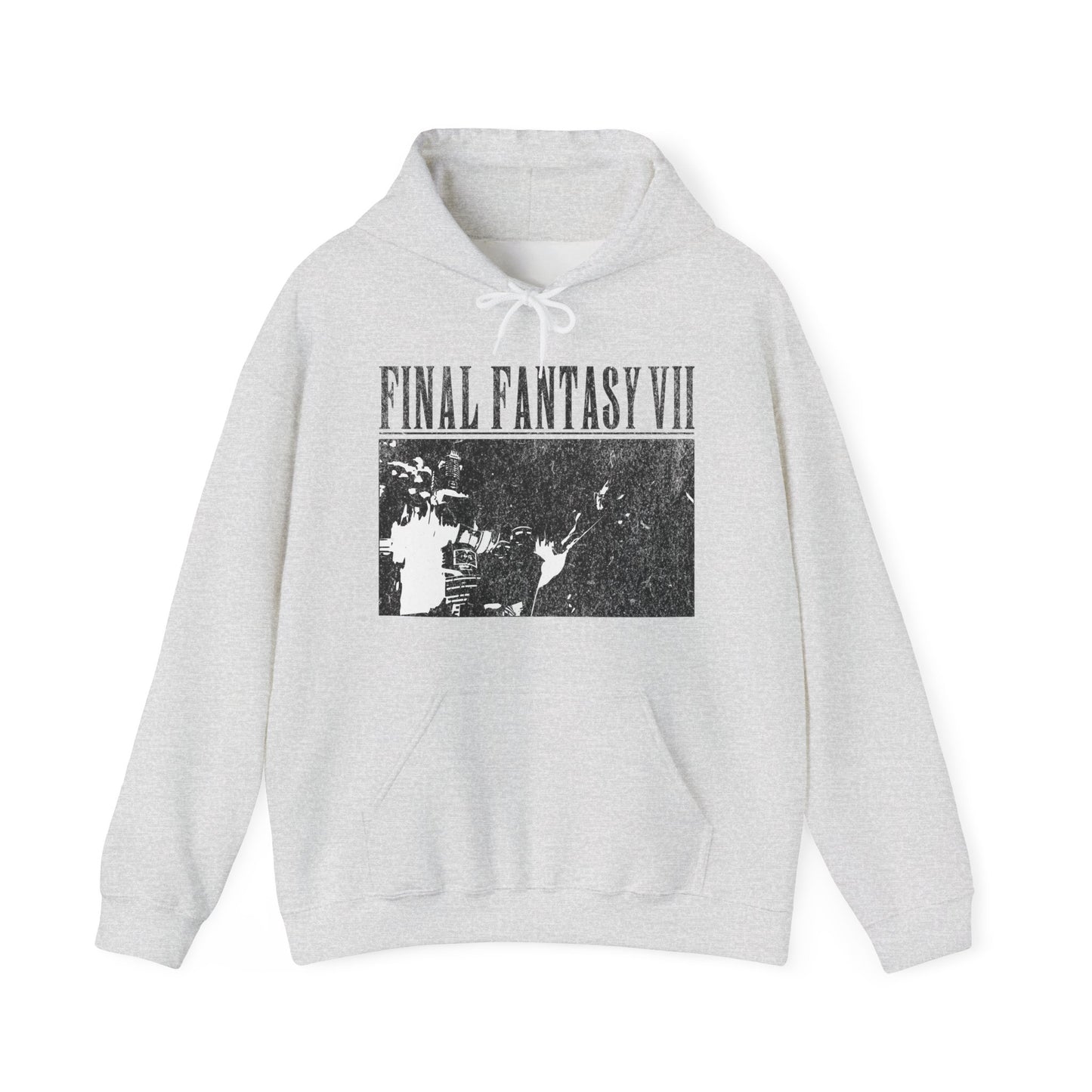 Cloud and Shinra HQ Scene Hoodie