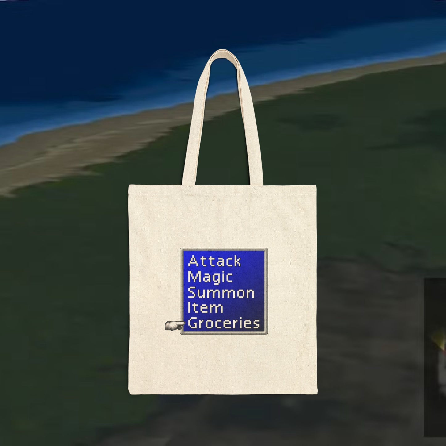 Groceries Battle Menu Tote Bag