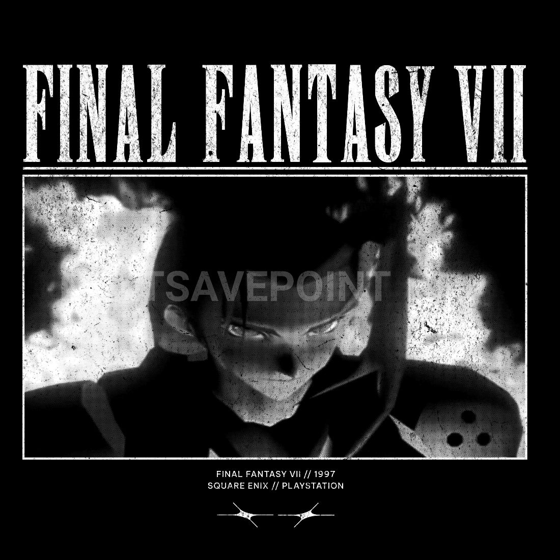 Final Fantasy 7 Retro T-Shirt: Sephiroth Nibelheim Scene