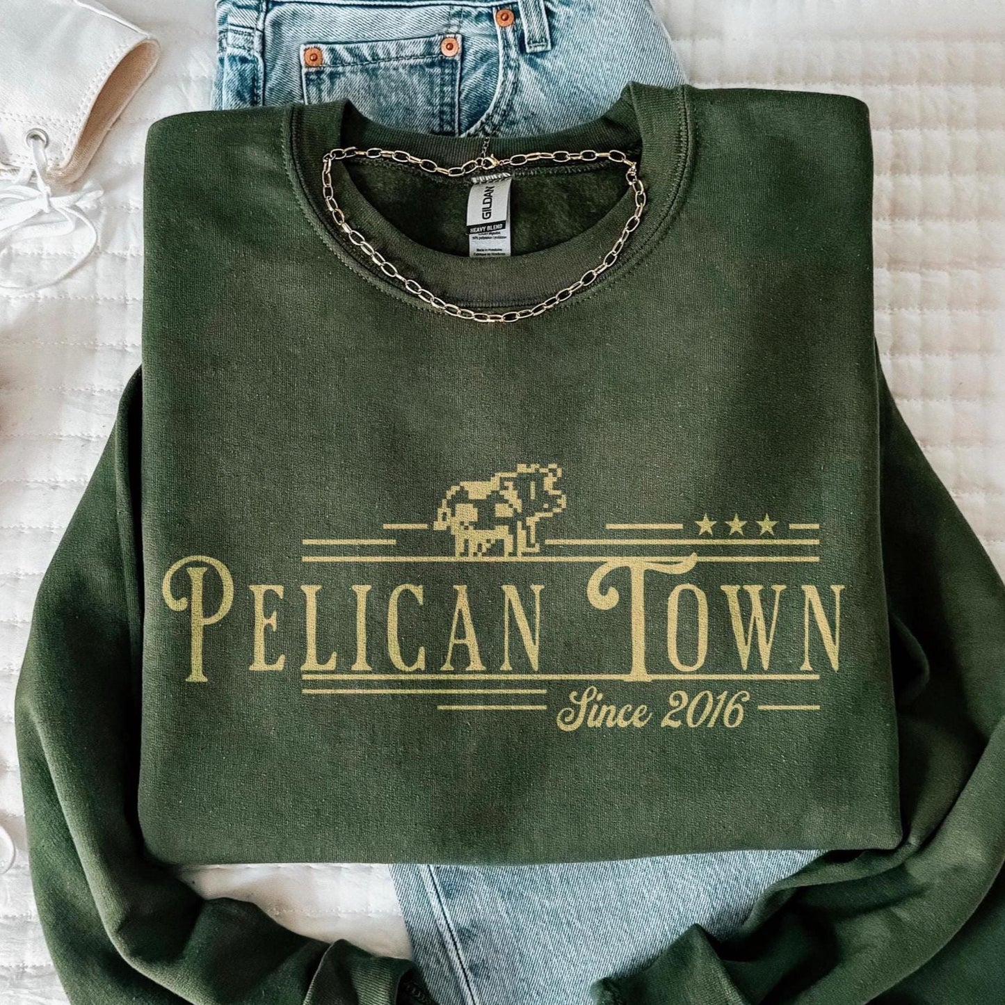 Stardew Valley Sweatshirt: Pelican Town Pullover