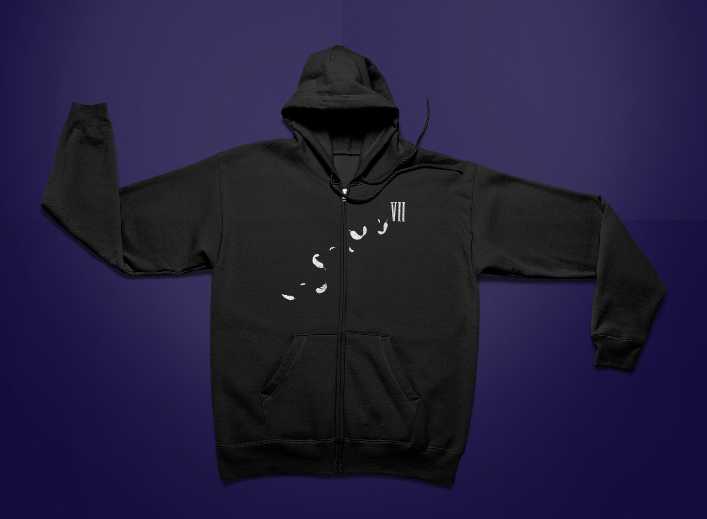 Final Fantasy 7 Sephiroth Zip-Up Hoody - I Will Never Be A Memory