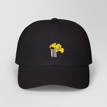 Embroidered Aerith Yellow Lily Dad Cap