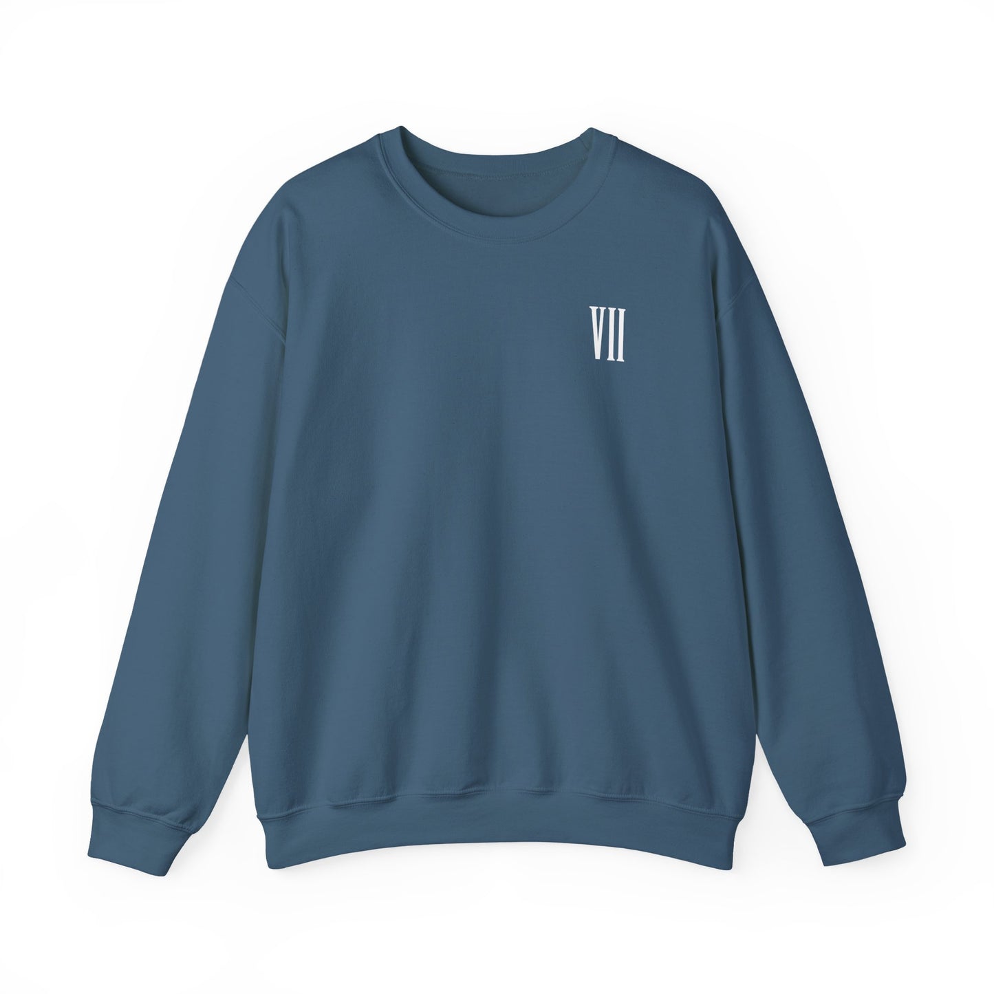 Final Fantasy Inspired Cloud Palette Sweatshirt - Indigo Blue