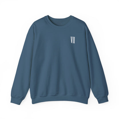 Final Fantasy Inspired Cloud Palette Sweatshirt - Indigo Blue
