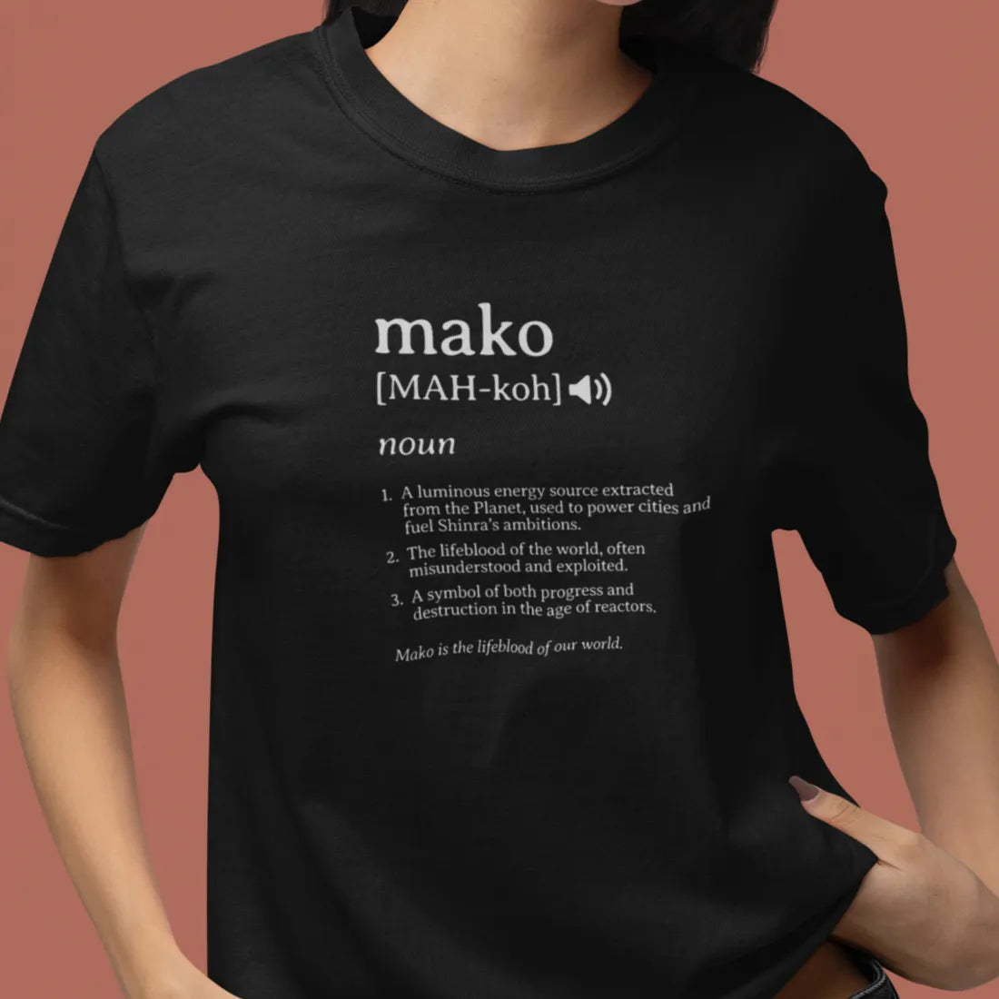 Final Fantasy T-Shirt: Mako Energy Description Tee