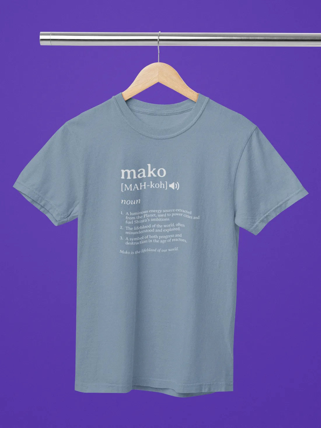 Final Fantasy T-Shirt: Mako Energy Description Tee