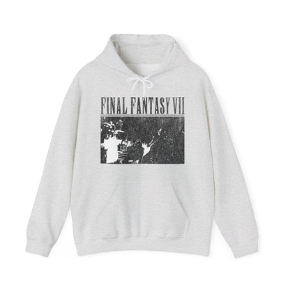 Cloud and Shinra HQ Scene Hoodie