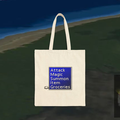 Groceries Battle Menu Tote Bag