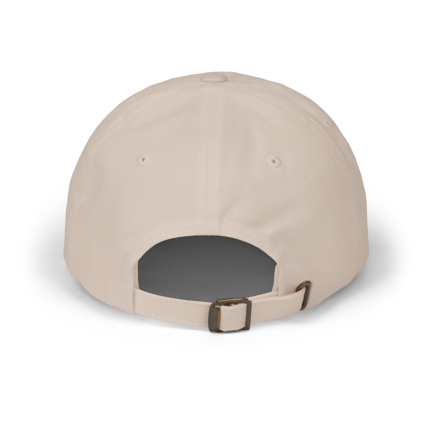 Beige 100% cotton Epic Loot hat back panel with strap adjustment