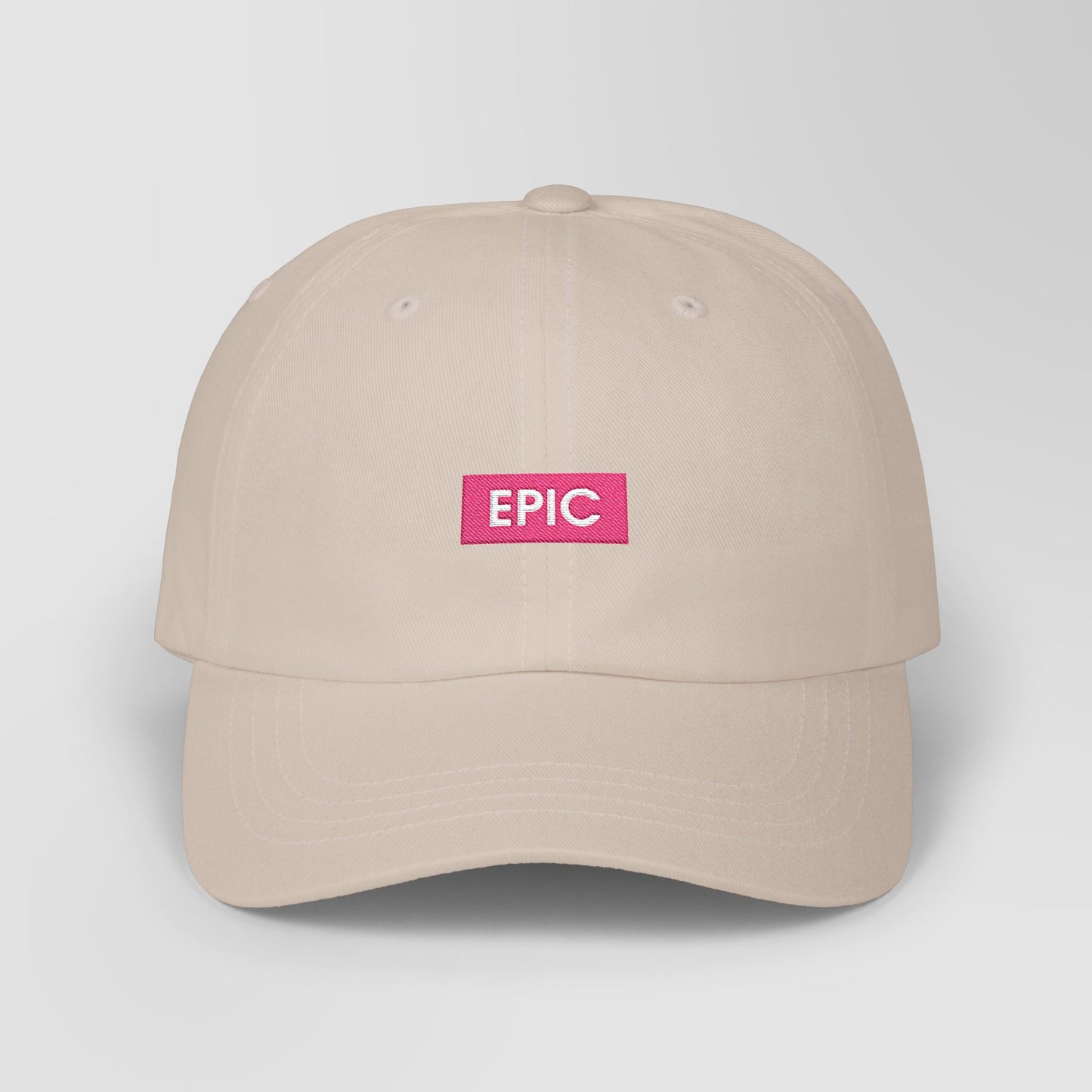 Arc Raiders inspired Epic Loot hat in beige, unisex 100% cotton gaming cap