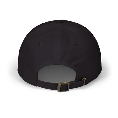 Rear angle of black Epic Loot gaming cap displaying adjustable fit