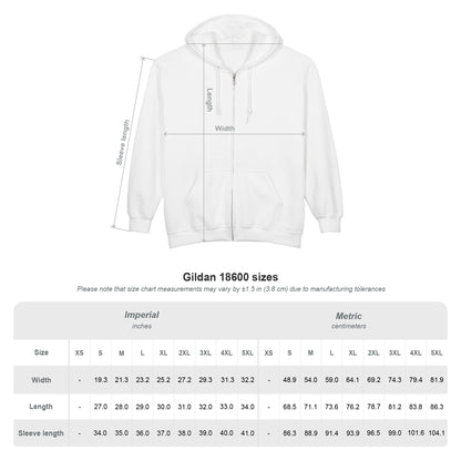 Arc Raiders hoodie size chart with measurement guide