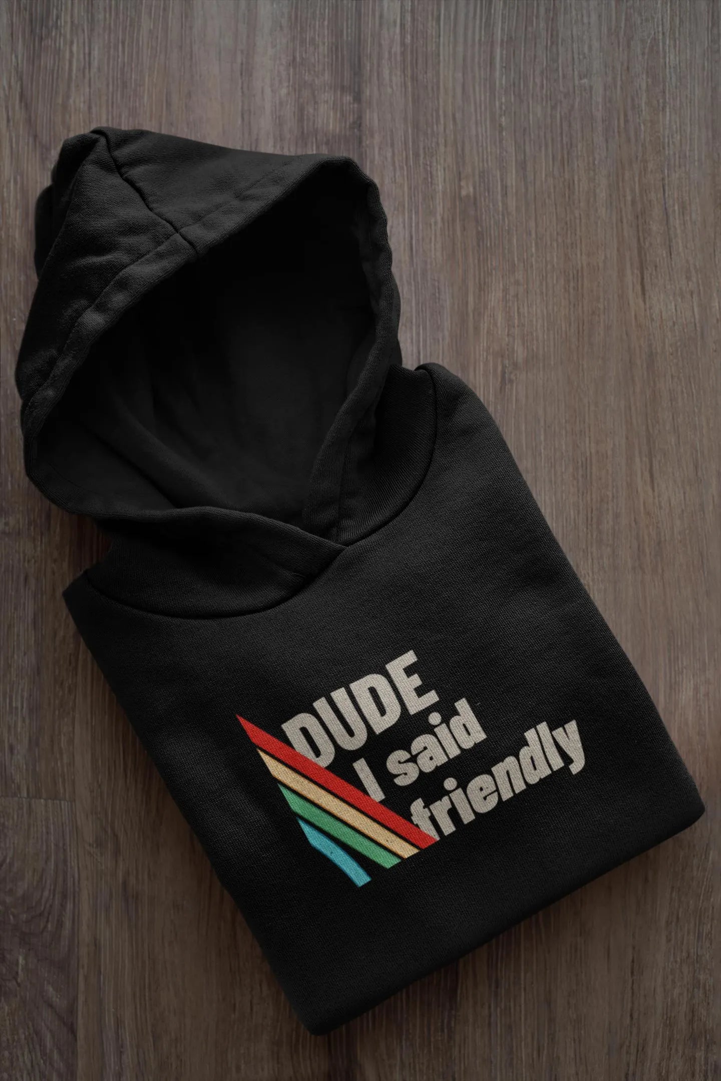 Arc Raiders Hoodie – Dude I Said Friendly | Arc Raiders Merch, Gaming Hoodie