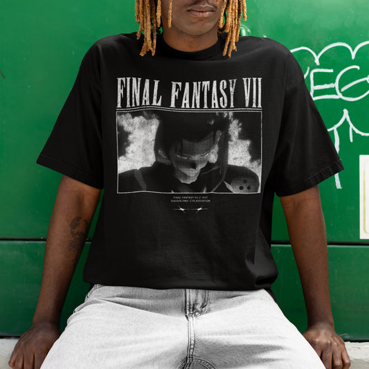Final Fantasy 7 Retro T-Shirt: Sephiroth Nibelheim Scene