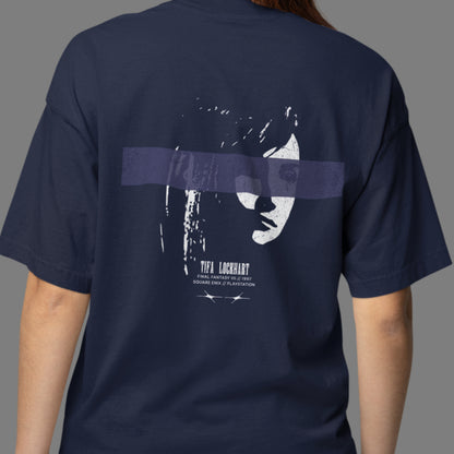 Final Fantasy VII - Tifa Lockhart Silhouette Oversized T-Shirt