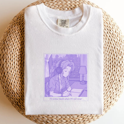 Aerith Lo-Fi Girl Inspired T-Shirt
