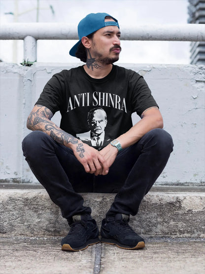 Final Fantasy 7 Shirt: Anti-Shinra Social Club President Shinra T-Shirt