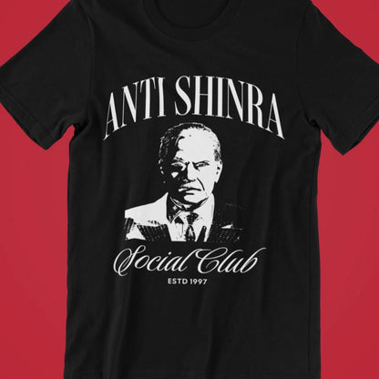Final Fantasy 7 Shirt: Anti-Shinra Social Club President Shinra T-Shirt