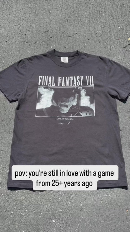 Final Fantasy 7 Retro T-Shirt: Sephiroth Nibelheim Scene